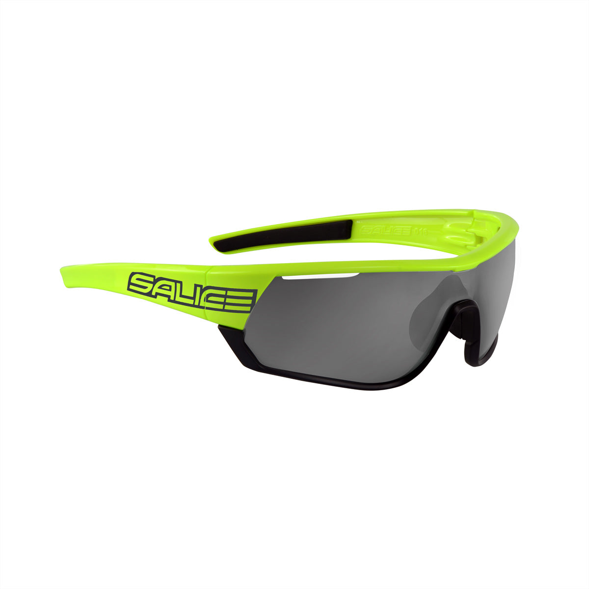 Salice Occhiali Schutzbrille 016RW – Schwarze Gläser, kratzfest, 100 % UV-Schutz