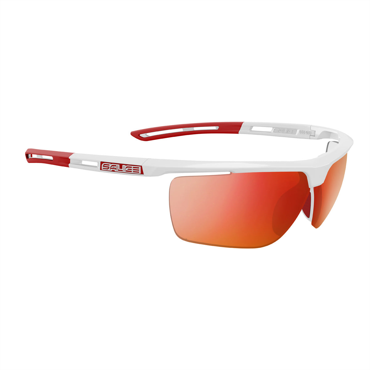 Salice occhiali Salice Schutzbrille 019RW – Rote Gläser, kratzfest, 100 % UV-Schutz
