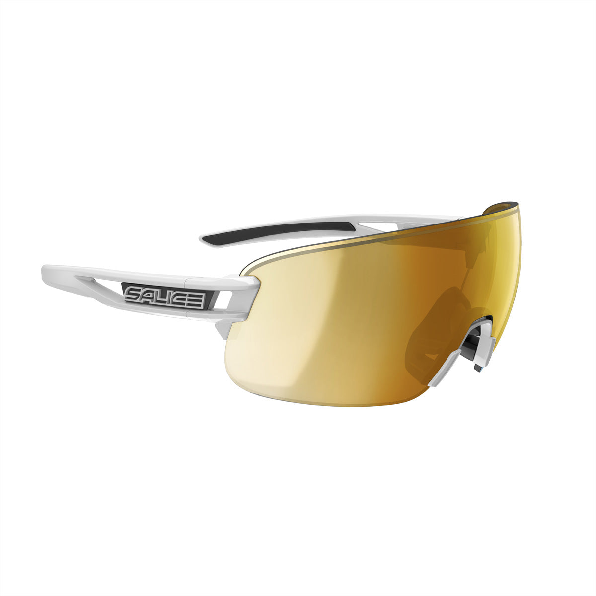 Salice Occhiali Schutzbrille 021RW – Goldene Gläser, 100 % UV-Schutz, inkl. Etui