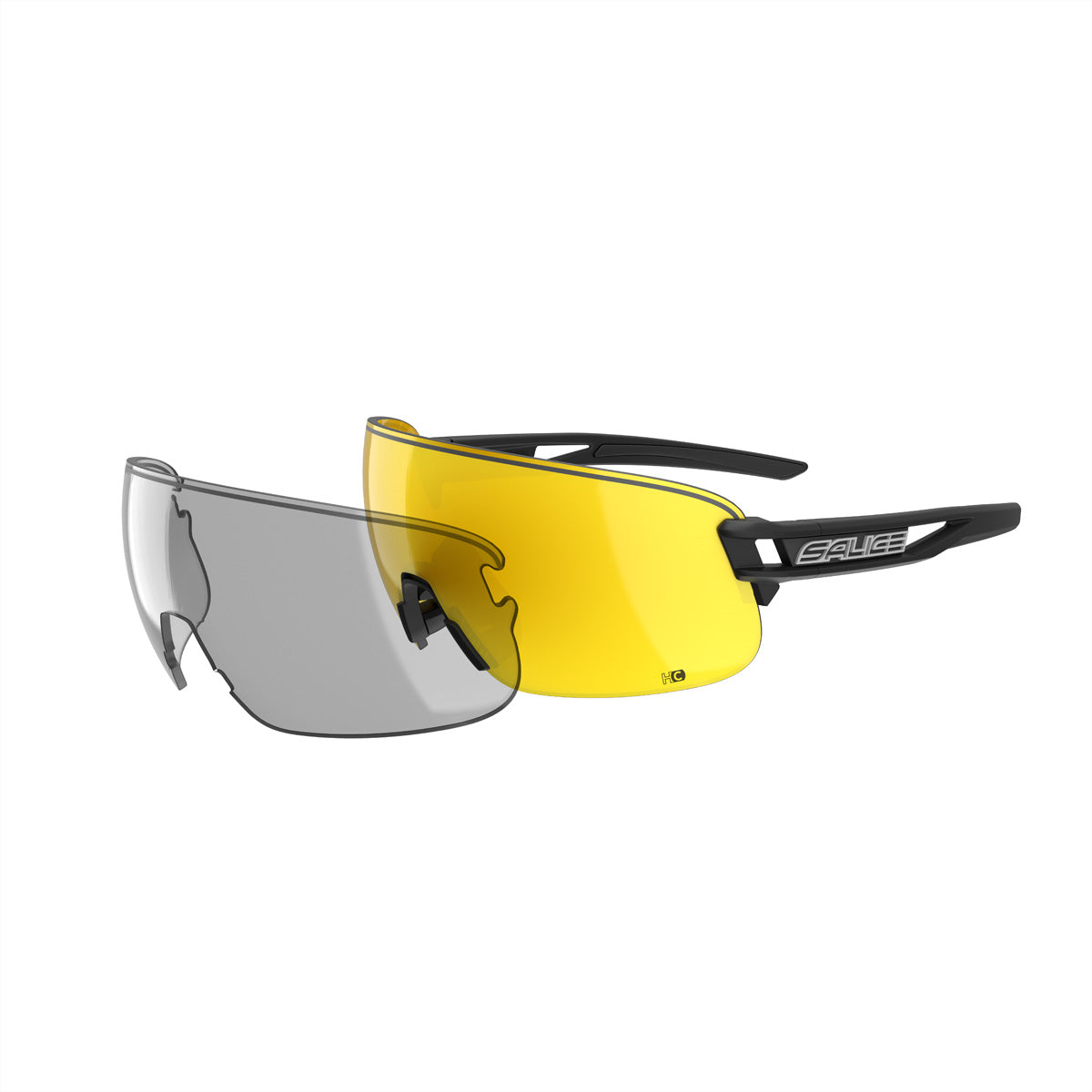 Salice Occhiali Schutzbrille 021RWX – Gelbe Gläser, Antibeschlag, 100 % UV-Schutz