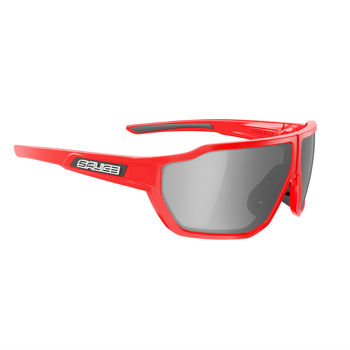 Salice occhiali Salice Schutzbrille 024Q – Schwarze verspiegelte Gläser, 100 % UV-Schutz
