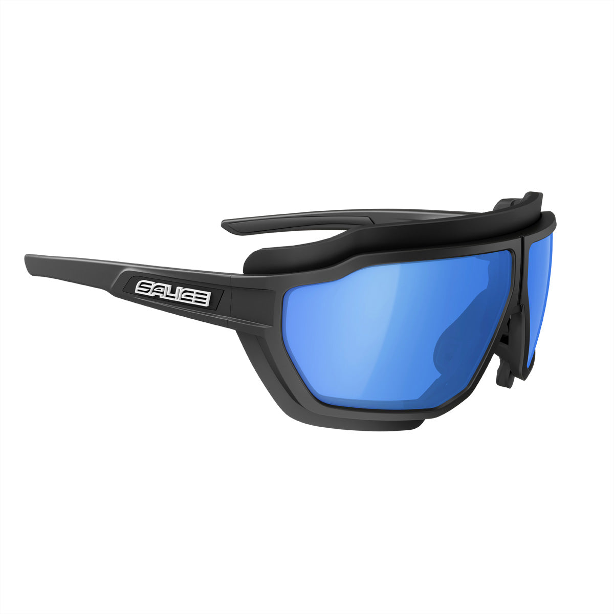 Salice Occhiali Sportbrille 024RW – Blaue verspiegelte Gläser, 100 % UV-Schutz