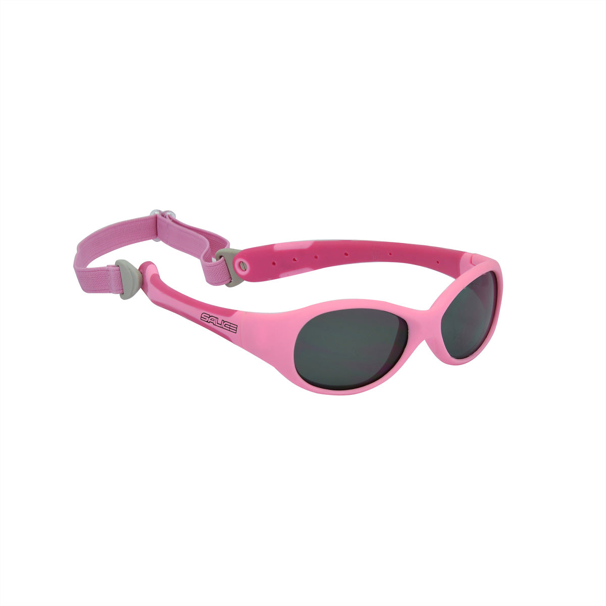 Salice Occhiali Junior Schutzbrille 160P – Schwarze Gläser, 100 % UV-Schutz, Pinker Rahmen