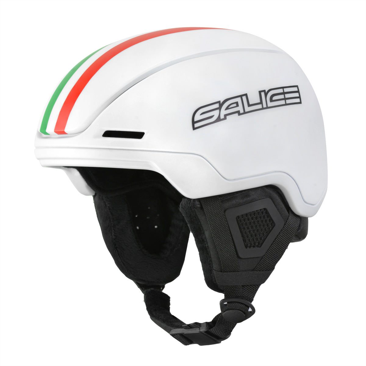 Salice Occhiali – Schutzhelm Eagle – Weiss, 52–56 cm, ABS, belüftet, magnetische Fidlock-Schnalle
