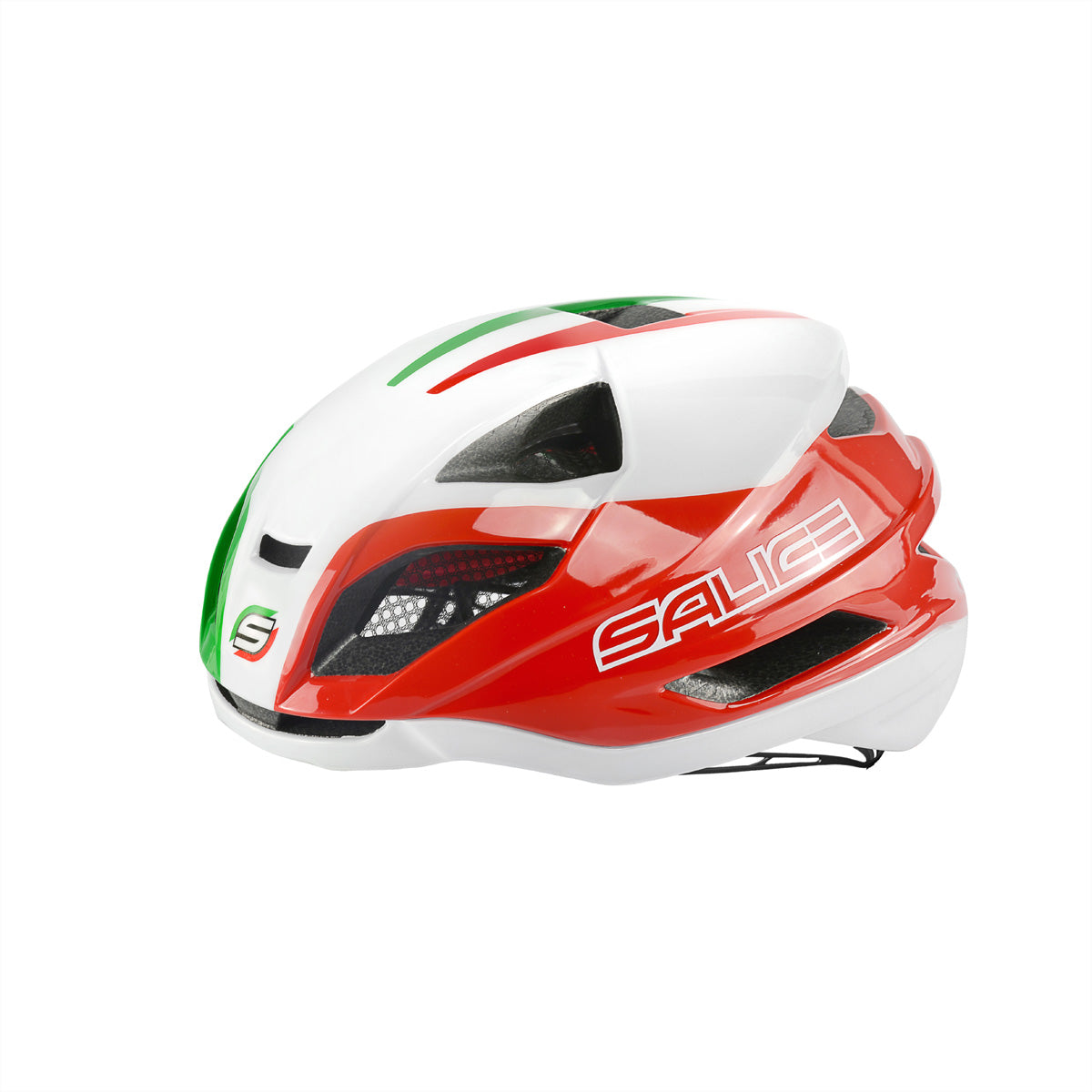 Salice Occhiali – Schutzhelm Levante – Mehrfarbig, L-XL (56–62 cm), LED-Rücklicht, EPS