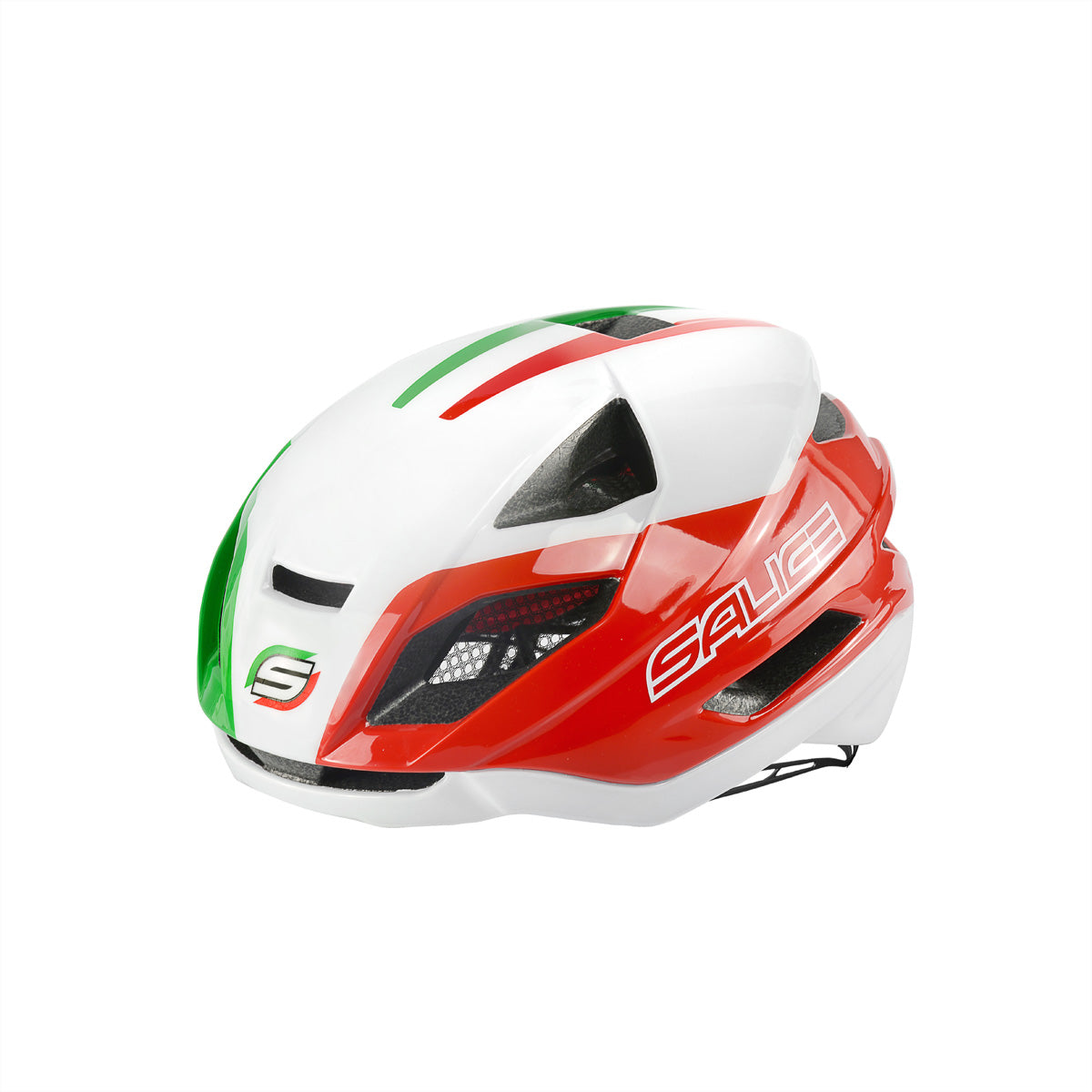 Salice Occhiali – Schutzhelm Levante – Mehrfarbig, L-XL (56–62 cm), LED-Rücklicht, EPS