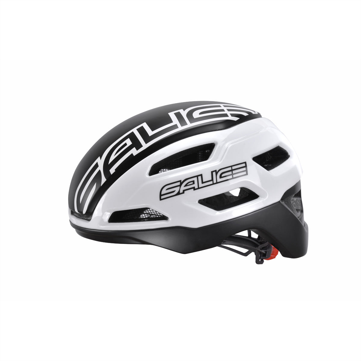 Salice occhiali Salice – Schutzhelm Stelvio – Weiss, 51–56 cm, mit Visier, mit LED-Beleuchtung