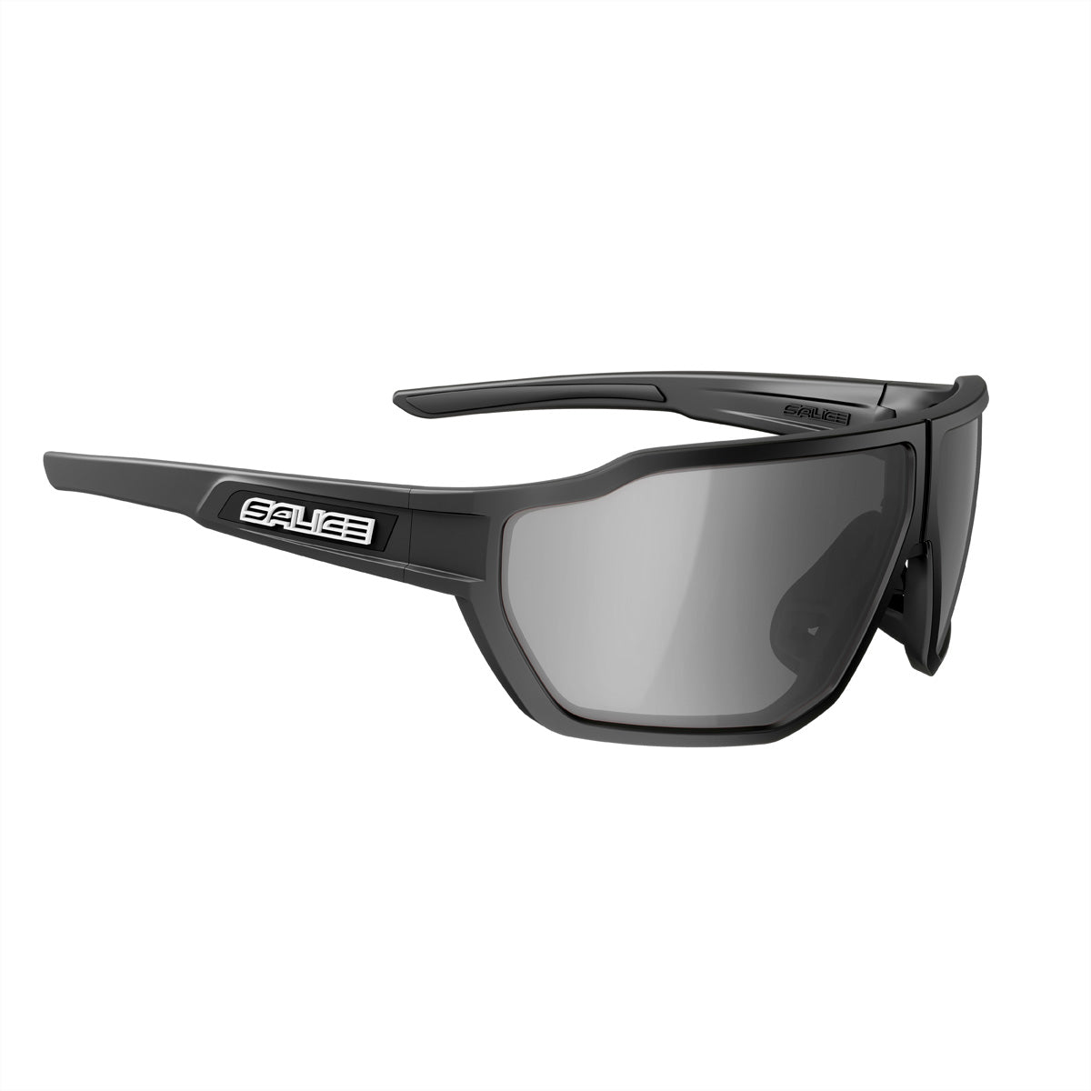 Salice Occhiali Schutzbrille 024RW – Schwarze Gläser, 100 % UV-Schutz, Kunststoff