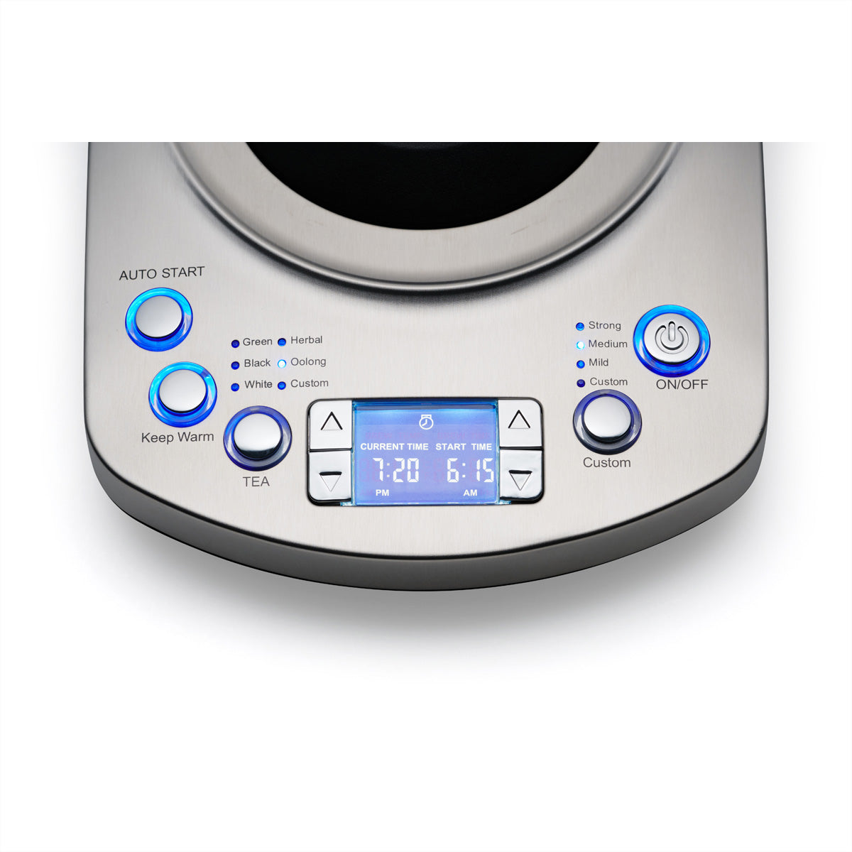 Solis 5518 – Tee- & Wasserkocher, 1,7 l, 2200 W, Edelstahl, Silber, Warmhalten, LCD-Display
