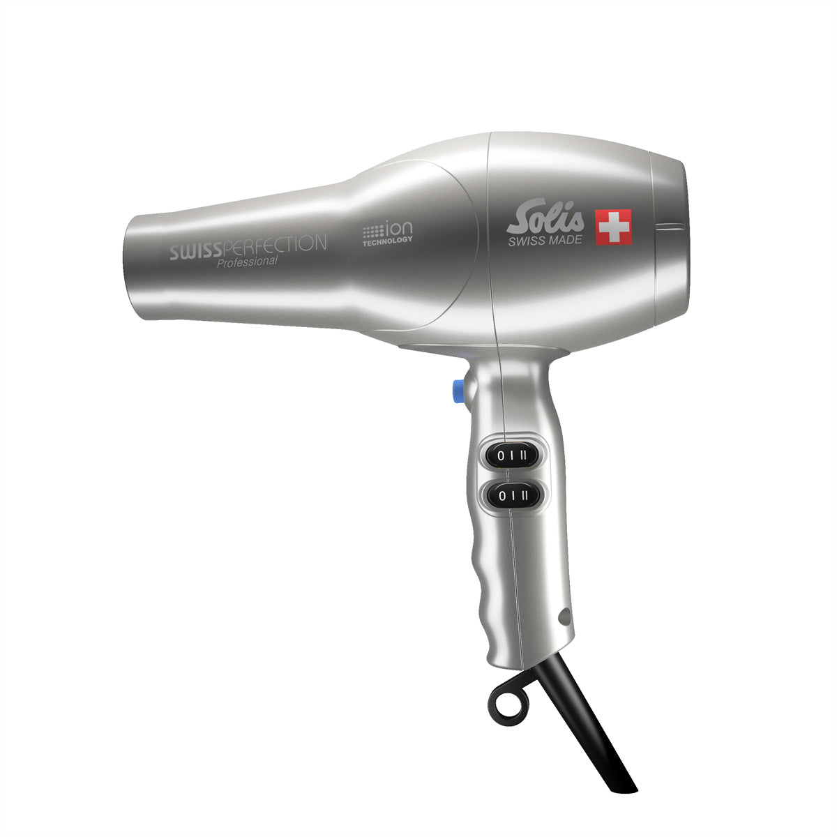 Solis Haartrockner ionicPro 440 – 2300 W, Ionenfunktion, 3 m Kabellänge – Silber