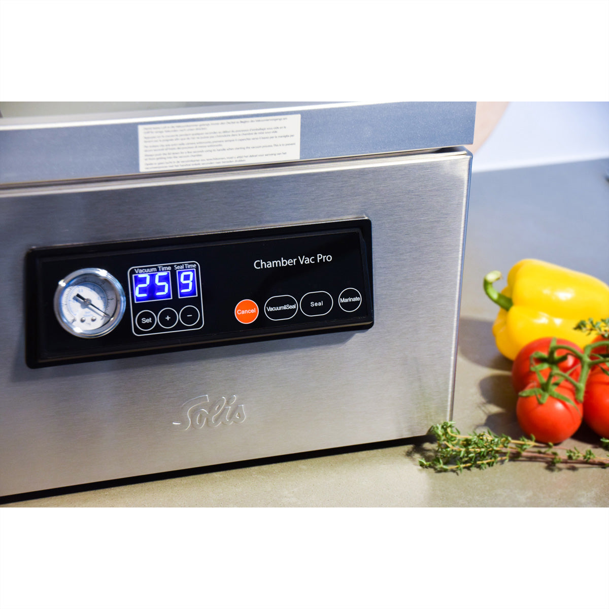 Solis Chamber Vac Pro 5702 Kammervakuumierer – 7 l, 72 l/min, 350 W