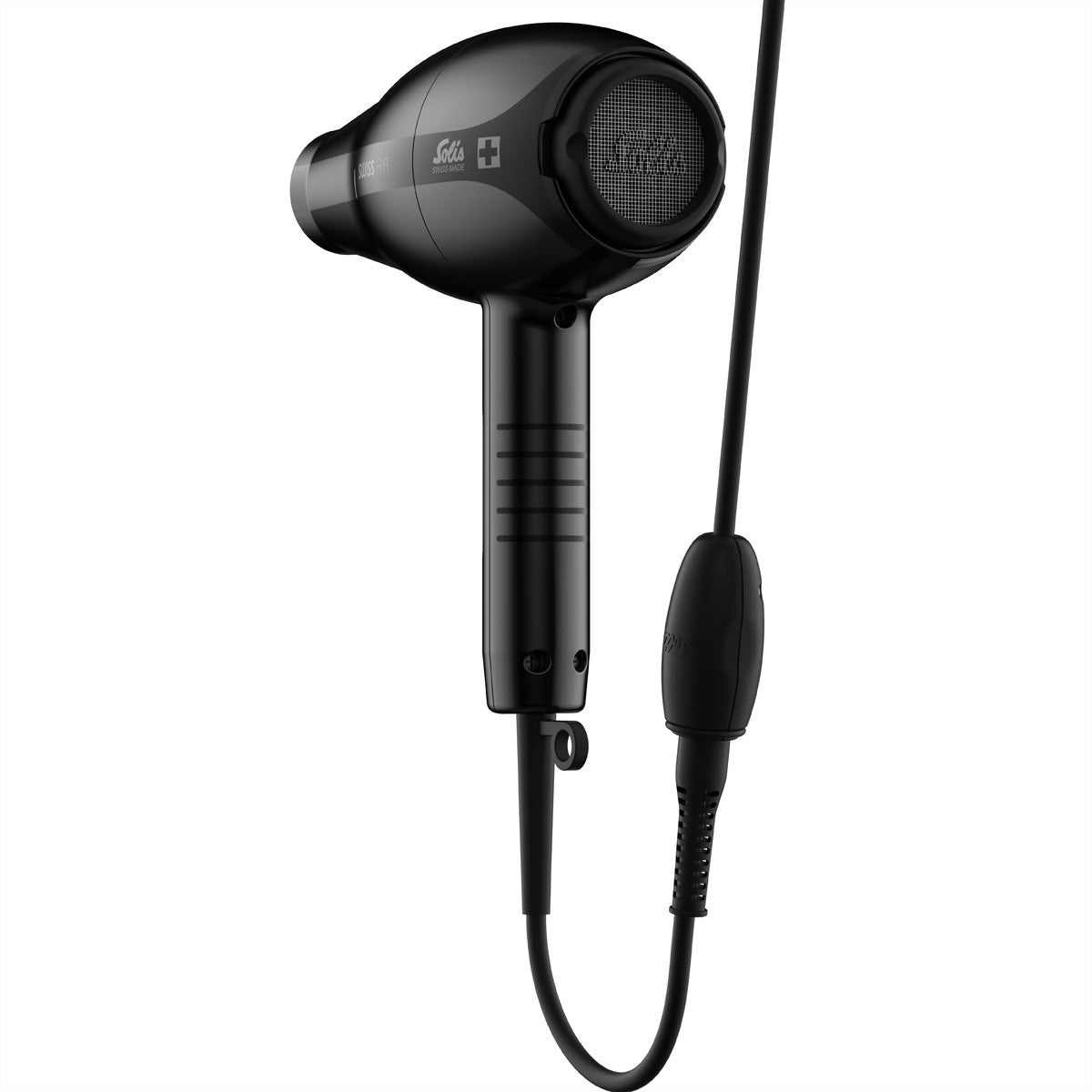 Solis Haartrockner Swiss Air 3802 – 2000 W, Ionenfunktion – 3 m Kabel – Schwarz – Kunststoff