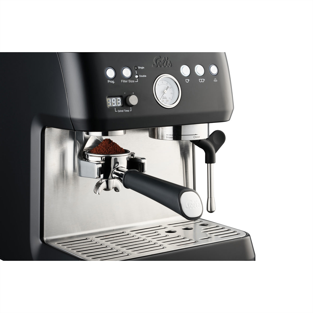 Solis Perfetta 1019 Espressomaschine (Siebträger) – 16 bar, 2,6 l, Dampfdüse, 30,0×40,0×38,0 cm