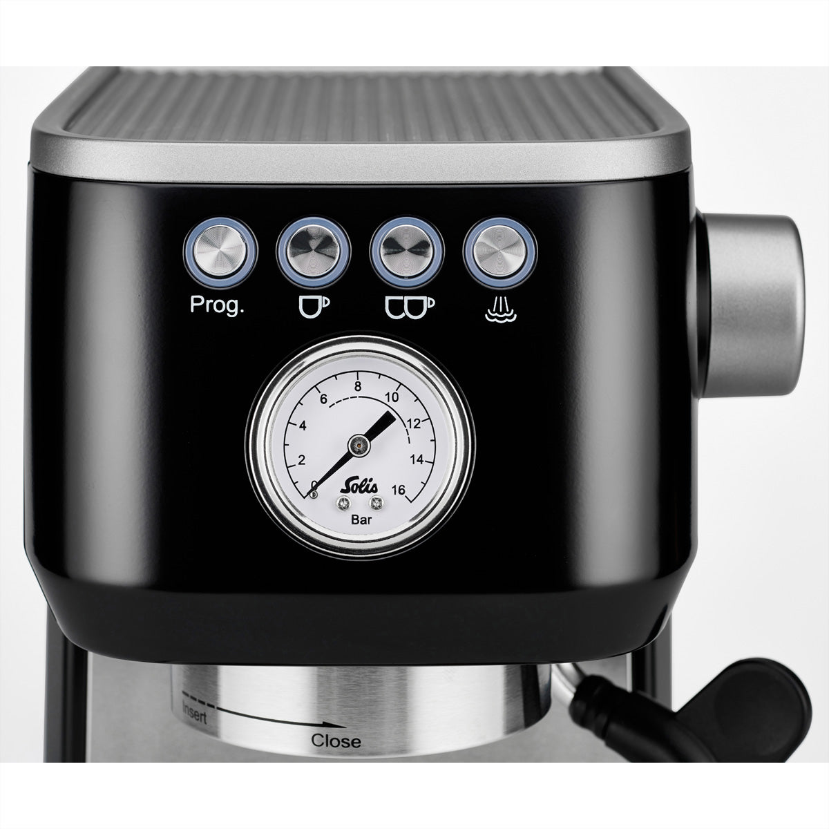 Solis Barista Perfetta+ Typ 1170 Espressomaschine (Siebträger) – 15 bar, 1,7 l, Dampfdüse, 19 × 37 × 32 cm