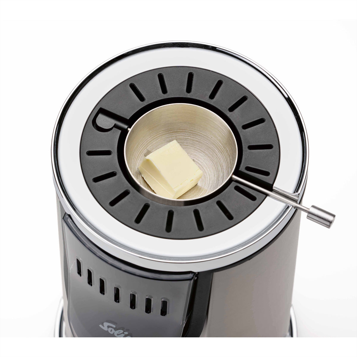 Solis Popcornmaschine Pop & Fun Typ 8504 – 80 g, 1 200 W – Edelstahl