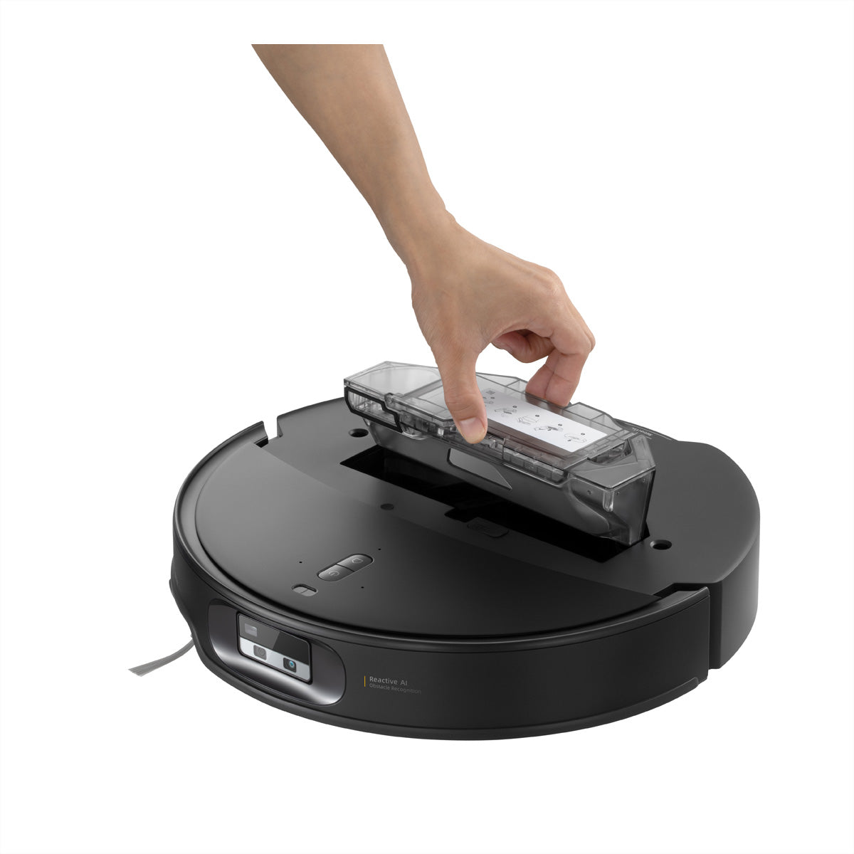 Roborock Saugroboter Qrevo Edge 2X mit Absaugstation und Wischfunktion – 25000 Pa, 188 min, Höhe 80 mm
