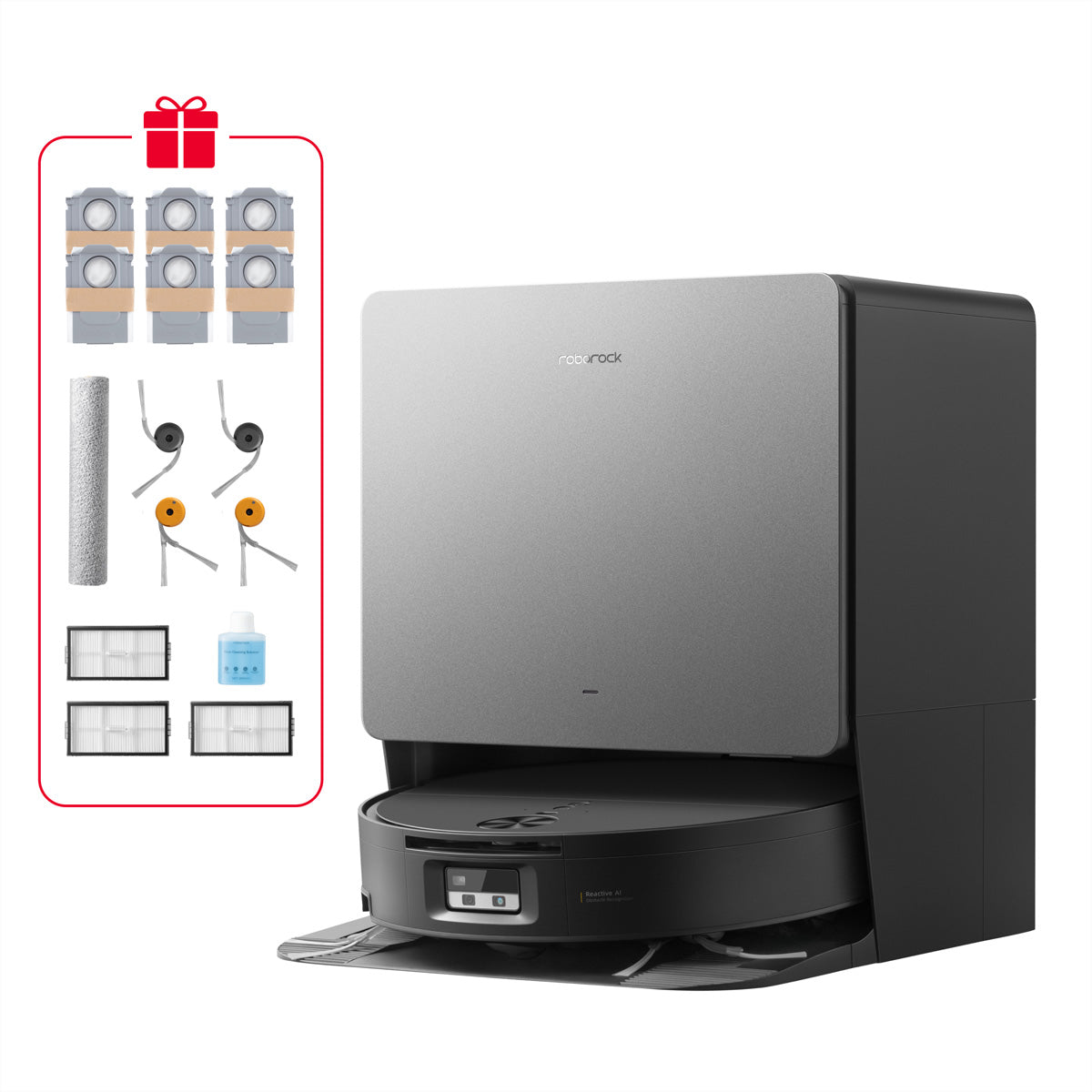Roborock Saugroboter Saros 20 Flow Complete, mit Absaugstation, mit Wischfunktion – 36000 Pa, 301 min