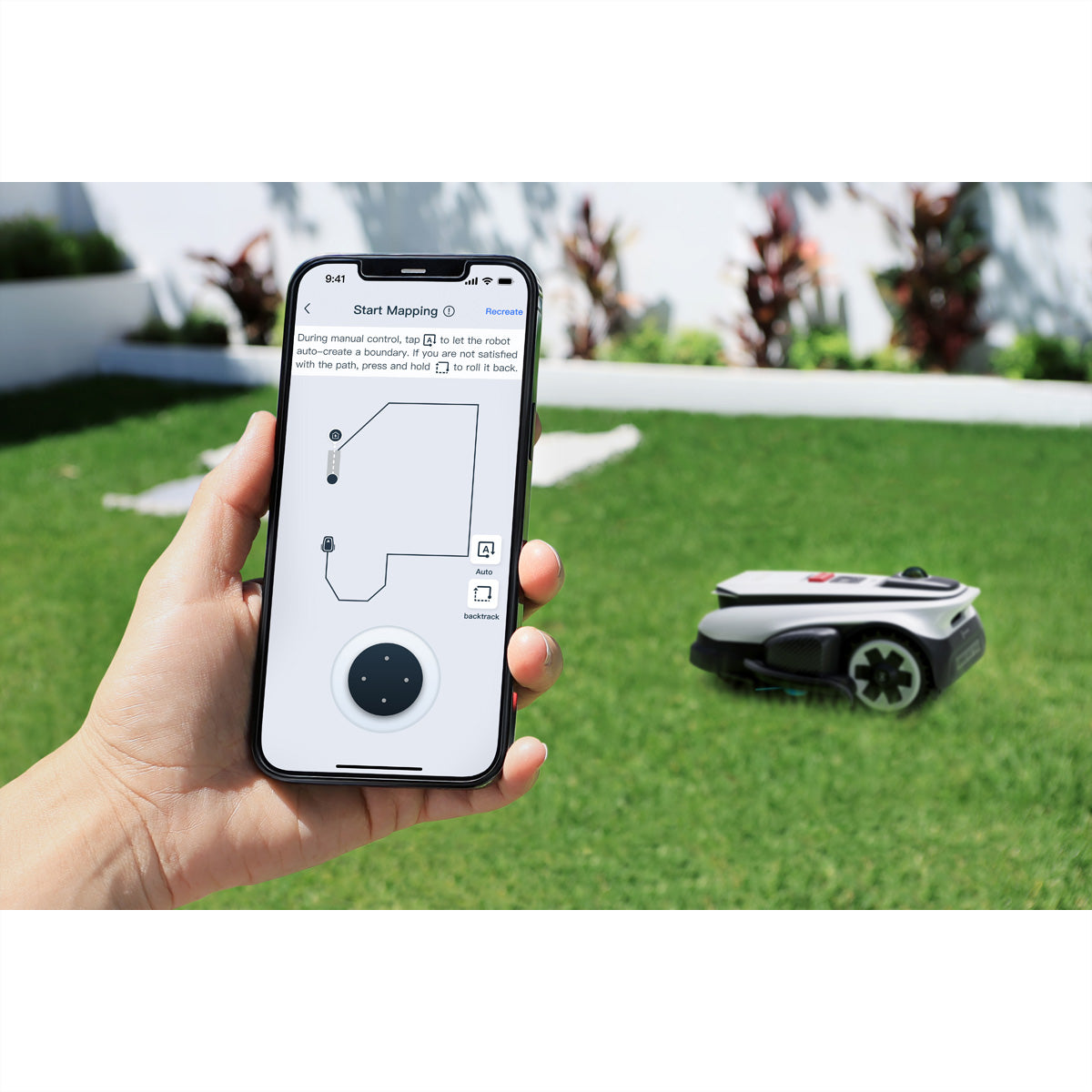 Ecovacs GOAT A3000 LiDAR Pro – Mähroboter – 3000 m², 33 cm Schnittbreite, 70 min Ladezeit