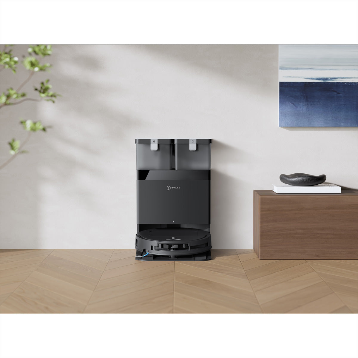 Ecovacs Saugroboter DEEBOT T50 OMNI Gen3, mit Absaugstation, mit Wischfunktion – 25000 Pa, 170 min