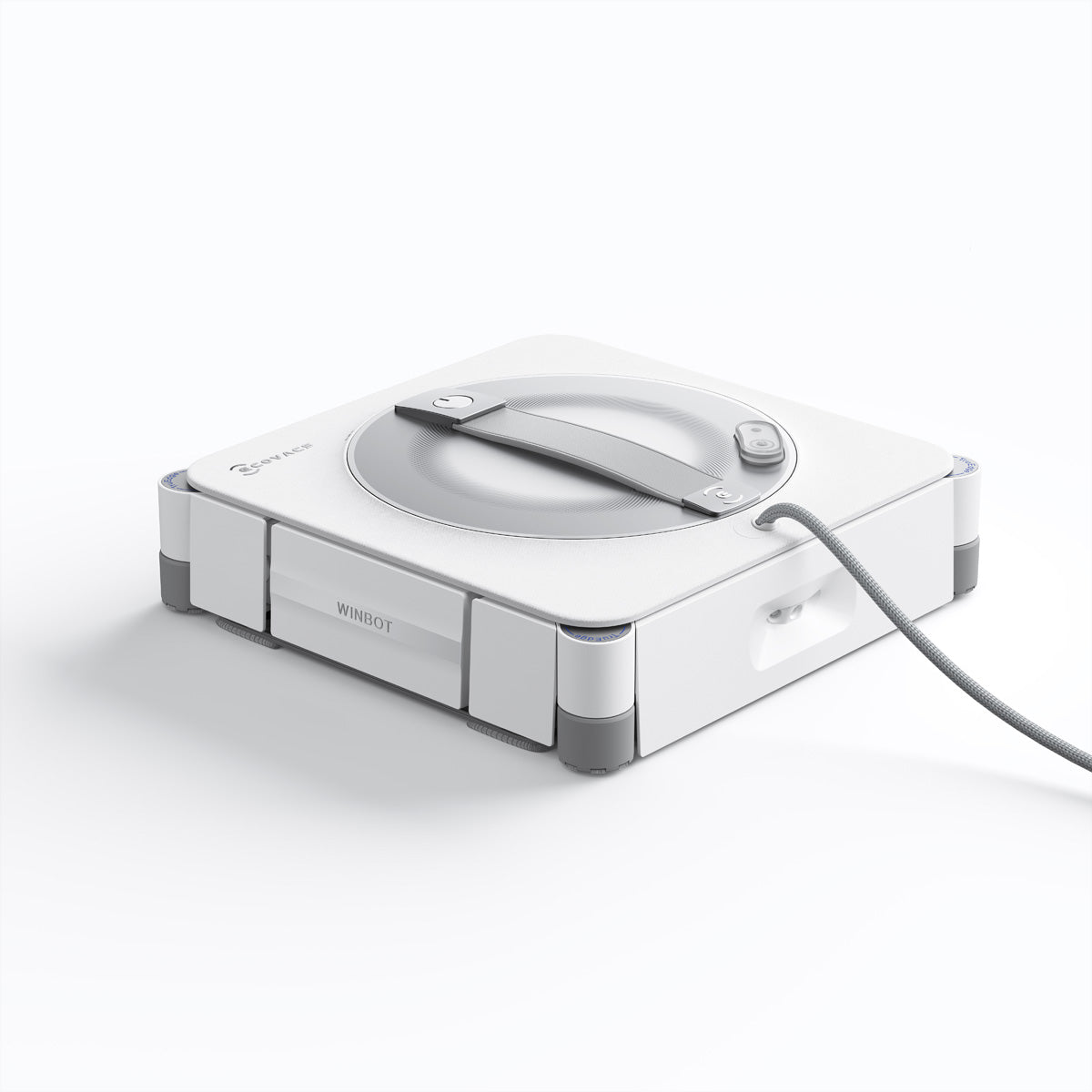 Ecovacs Fensterreiniger WINBOT W2S PRO – 110 Min. Laufzeit, weiss, 27,2 × 27,2 × 7,6 cm