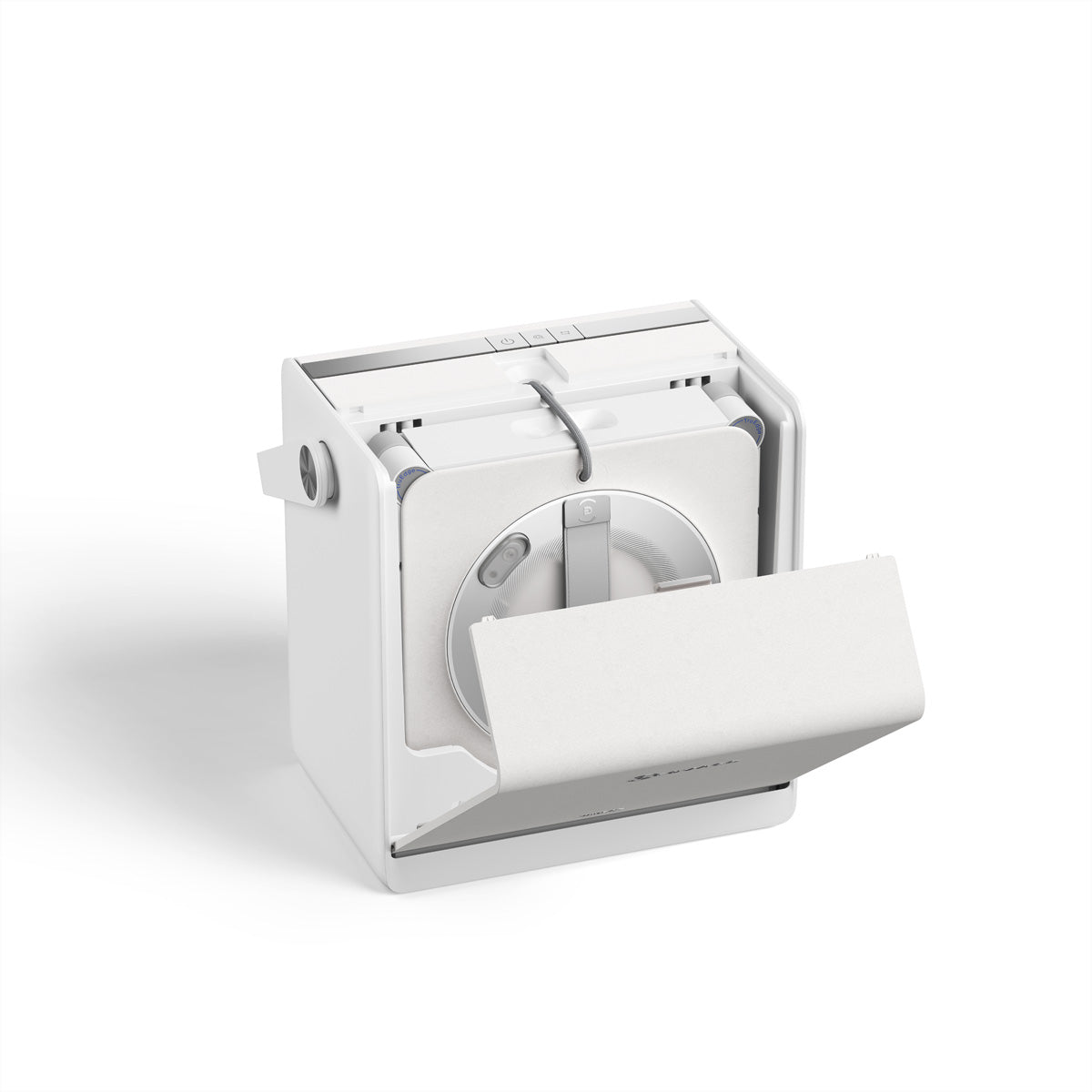 Ecovacs Fensterreiniger WINBOT W2S OMNI – 0,12 l – mit Station, Weiss – 27,2 × 27,2 × 7,6 cm