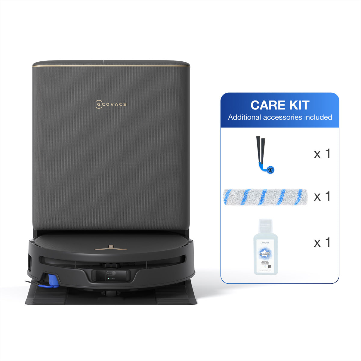 Ecovacs Saugroboter T90S PRO OMNI Deebot mit Absaugstation und Wischfunktion – 40000 Pa, 110 min