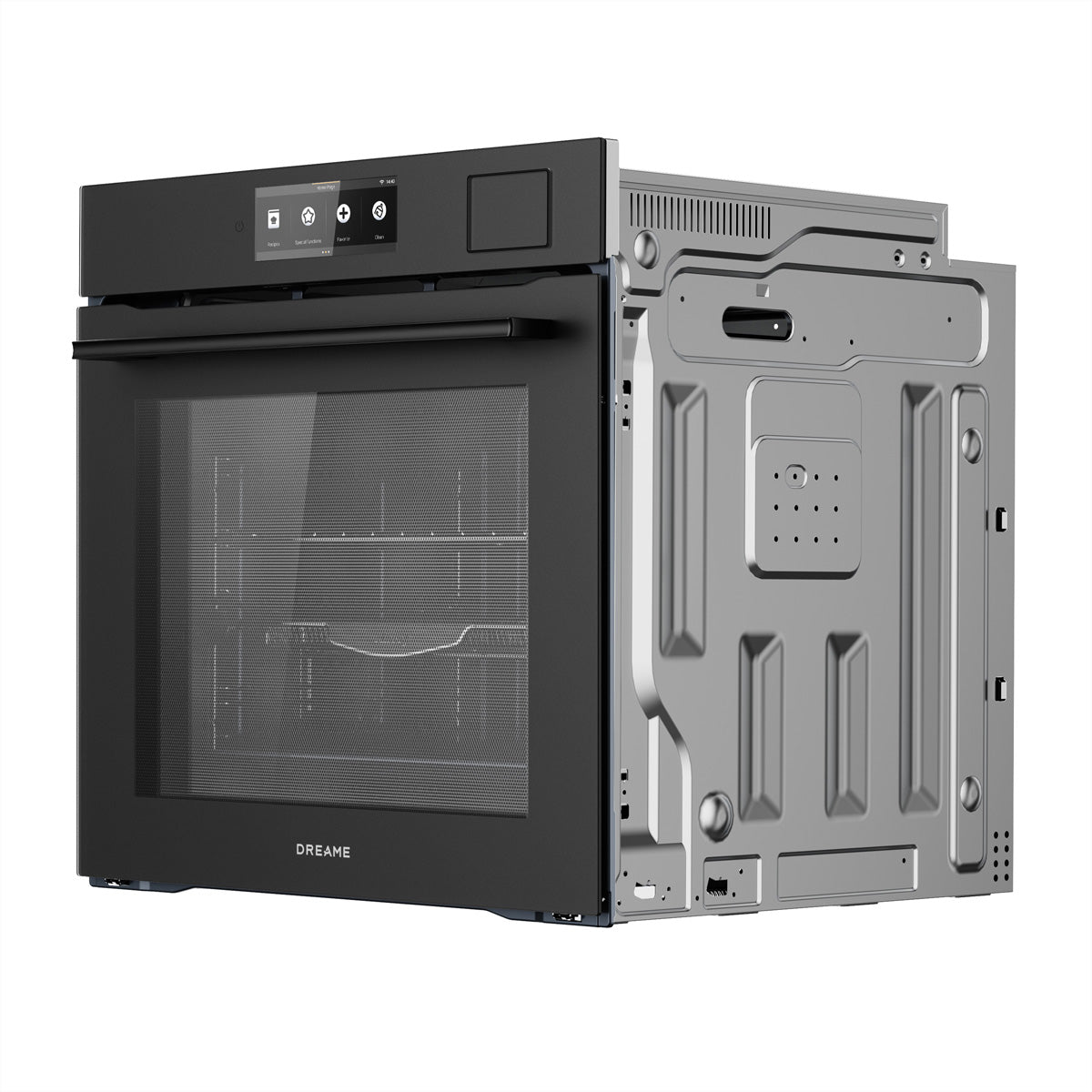 Dreame Einbau-Backofen OZ60PRO – 81 l, Dampf & Heissluft, 1600 W – schwarz