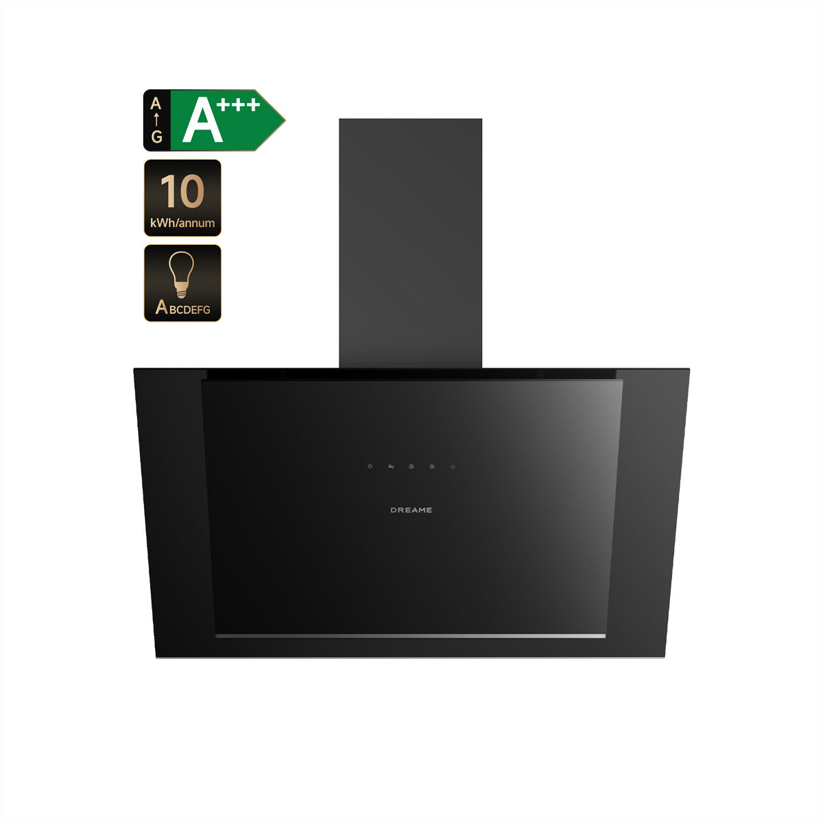 Dreame Dunstabzugshaube HZ60PRO – 650 m³/h, Wandhaube, 87 W – Schwarz