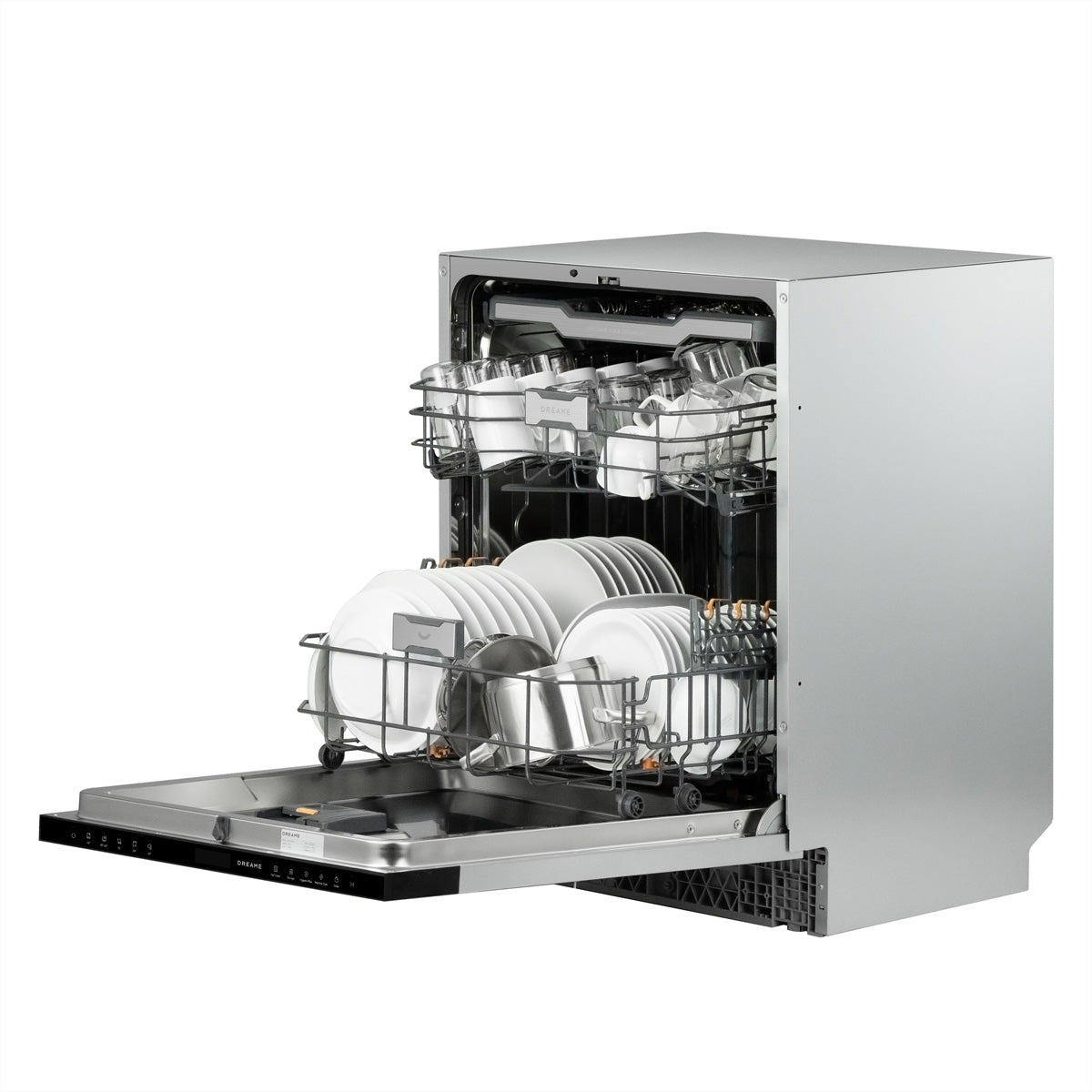 Dreame Einbau-Geschirrspüler DZ60PRO DN15DQ86Z6 – 15 Massgedecke, Energieeffizienz A, 42 dBA – Silber