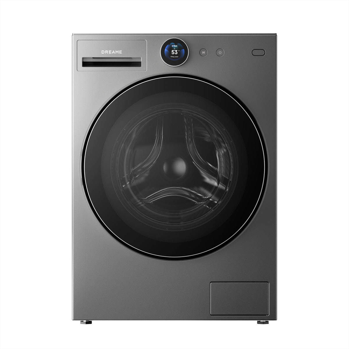 Dreame Waschmaschine DWF11L90TA – 11 kg, 1400 U/min, Energieeffizienzklasse A, grau/schwarz