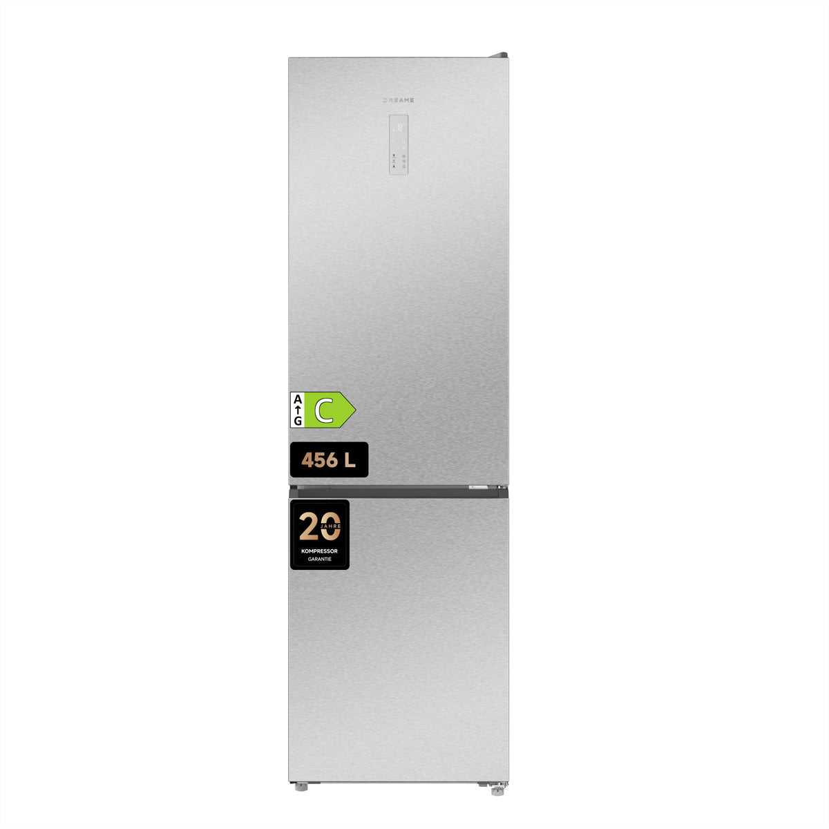 Dreame Kühl-Gefrierkombination DRB450WMBCEU – 456 l, 230 V, Energieeffizienzklasse C, 39 dB