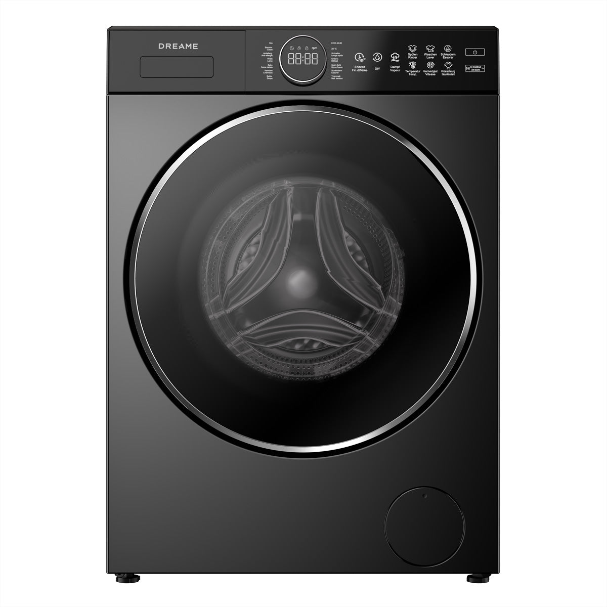 Dreame P5 Waschmaschine 9 kg – Grau – Energieklasse A, 1400 U/min – 600 × 847 × 570 mm