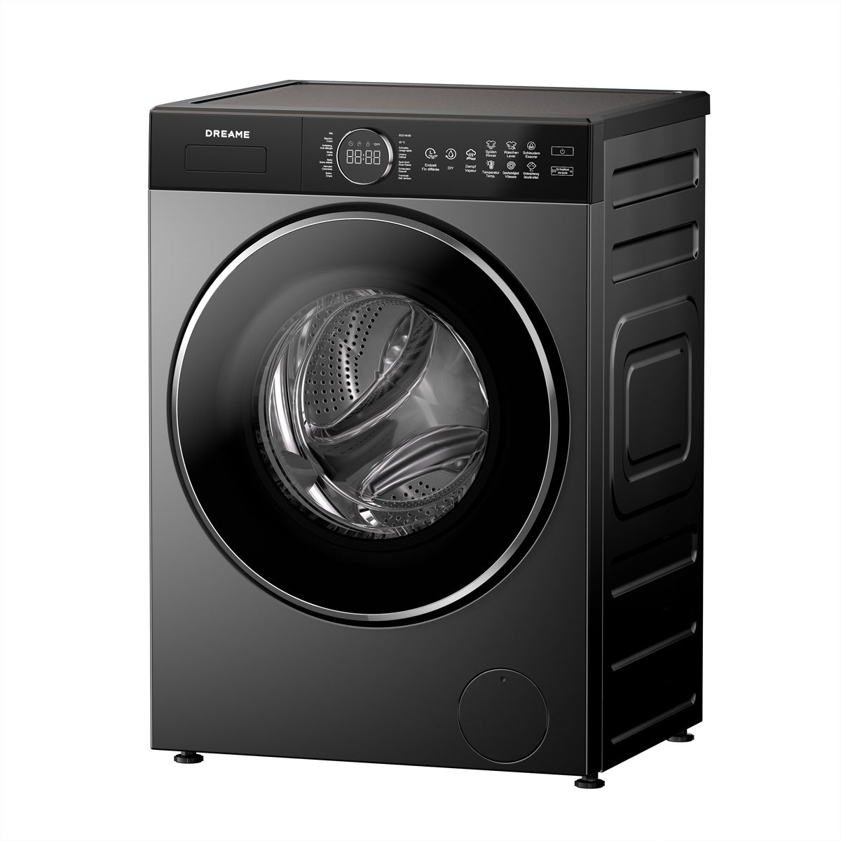 Dreame P5 Waschmaschine 9 kg – Grau – Energieklasse A, 1400 U/min – 600 × 847 × 570 mm