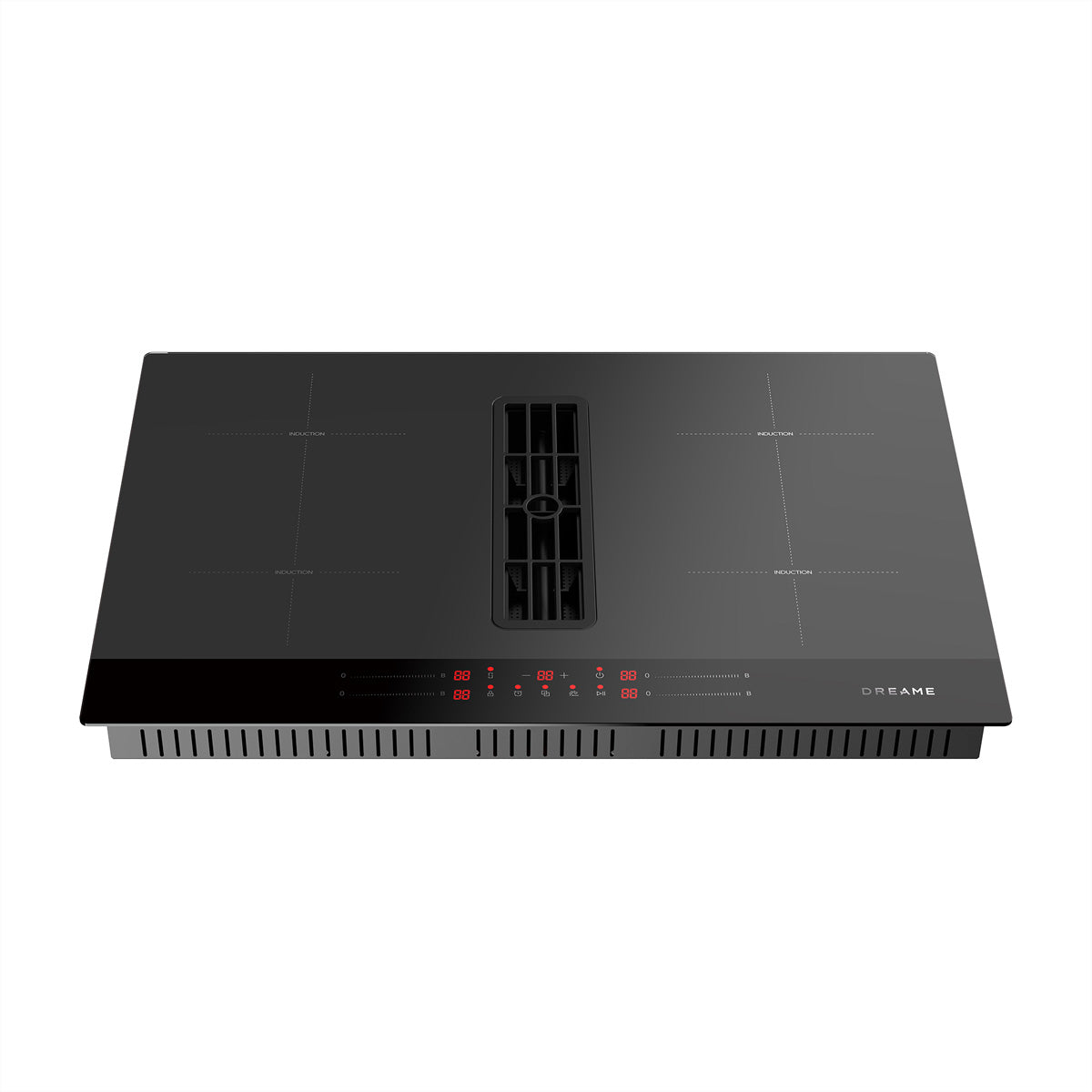 Dreame Kochfeld mit integriertem Dunstabzug VZ40PRO – 77 cm, Induktion, 4 Kochzonen, Touchscreen, aufliegend
