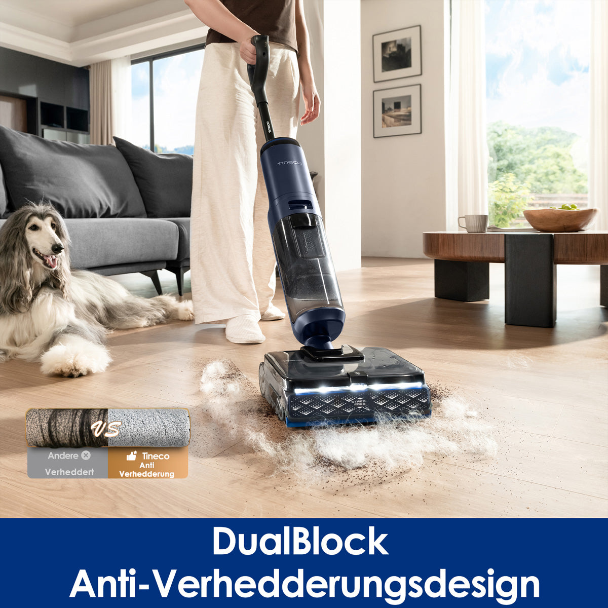 Tineco Nass-/Trockensauger FLOOR ONE S7 Max Pro, mit Wischfunktion – 22000 Pa, 60 min, 220 W