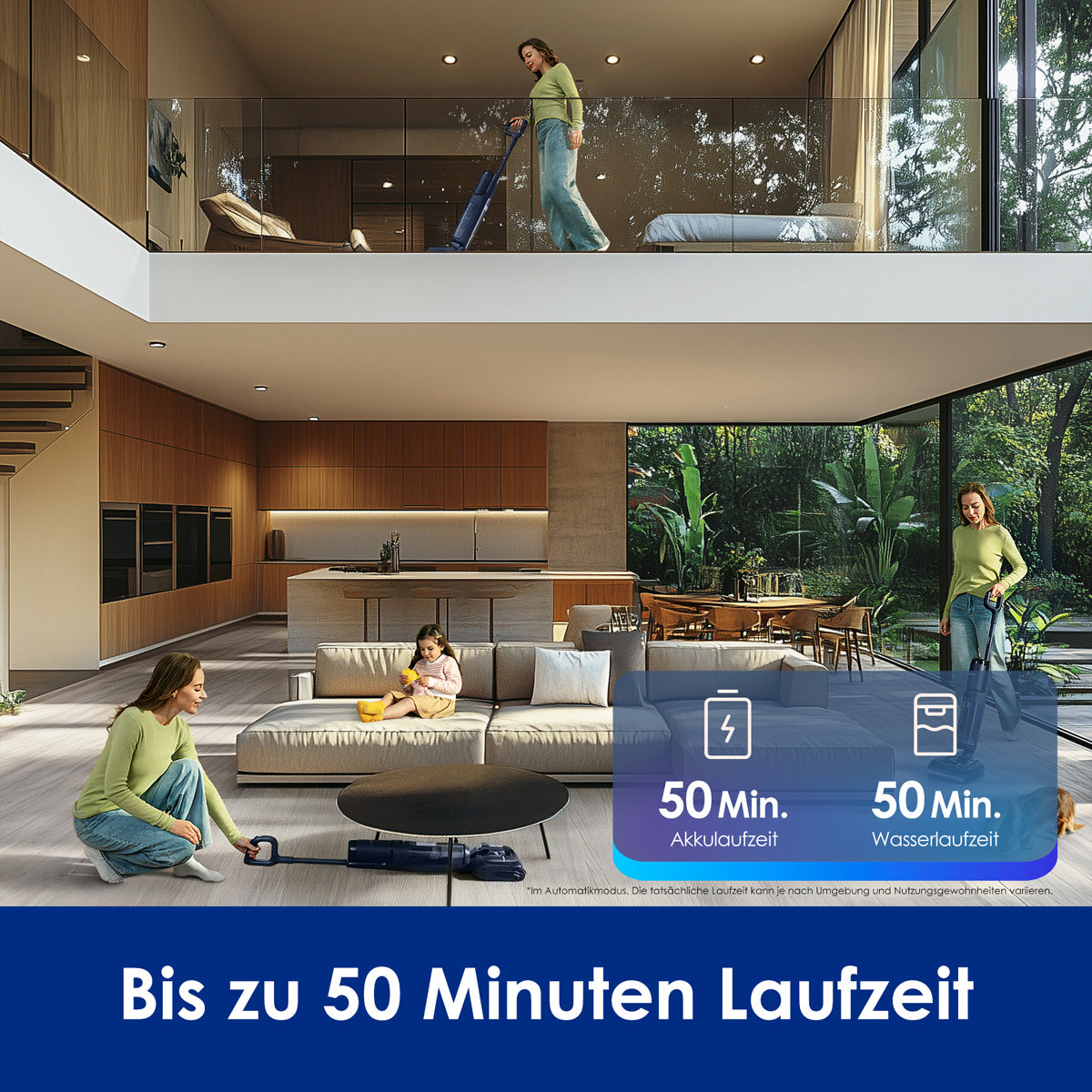 Tineco Hartbodenreiniger FLOOR ONE S7 Stretch, mit Wischfunktion – 230 W, 1,0/0,72 l