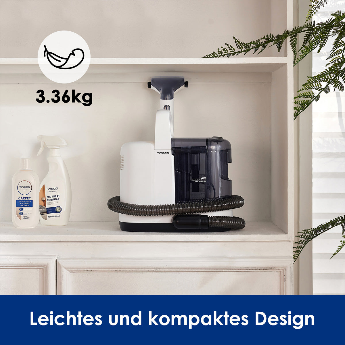 Tineco iCarpet Spot Teppichreiniger – 300 W, 0,80/0,60 l
