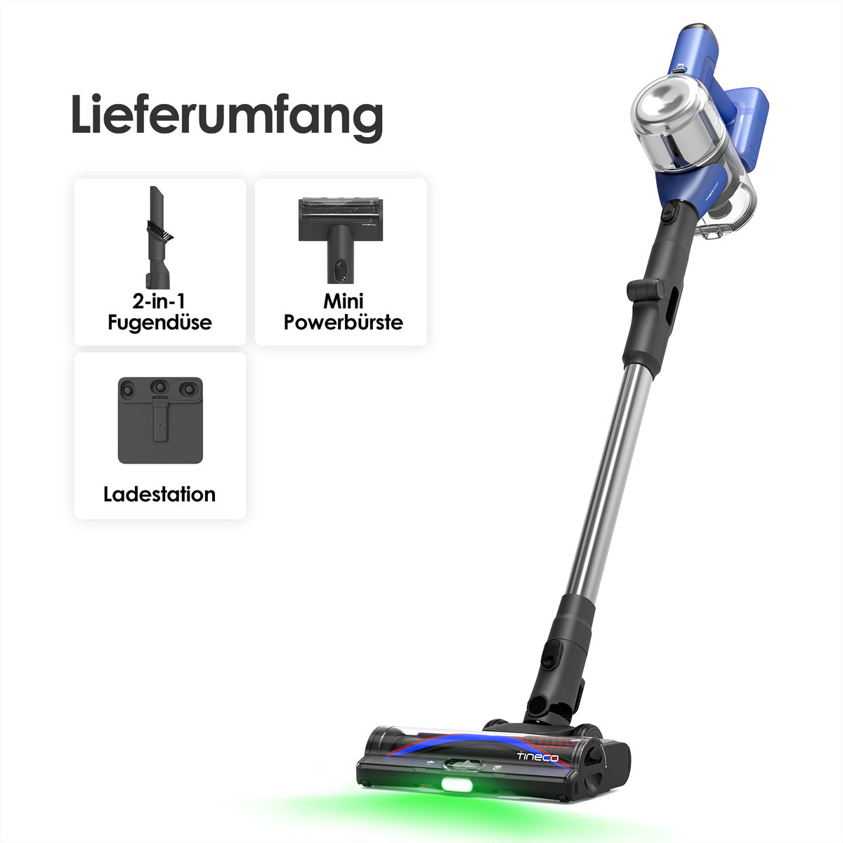 Tineco Akkustaubsauger S50 Pro – 95 min, 200 AW