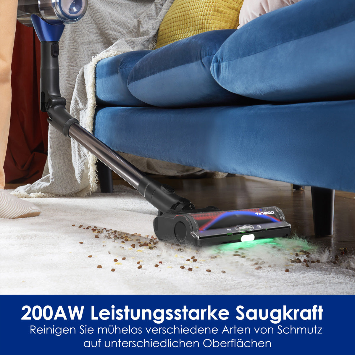 Tineco Akkustaubsauger S50 Pro – 95 min, 200 AW