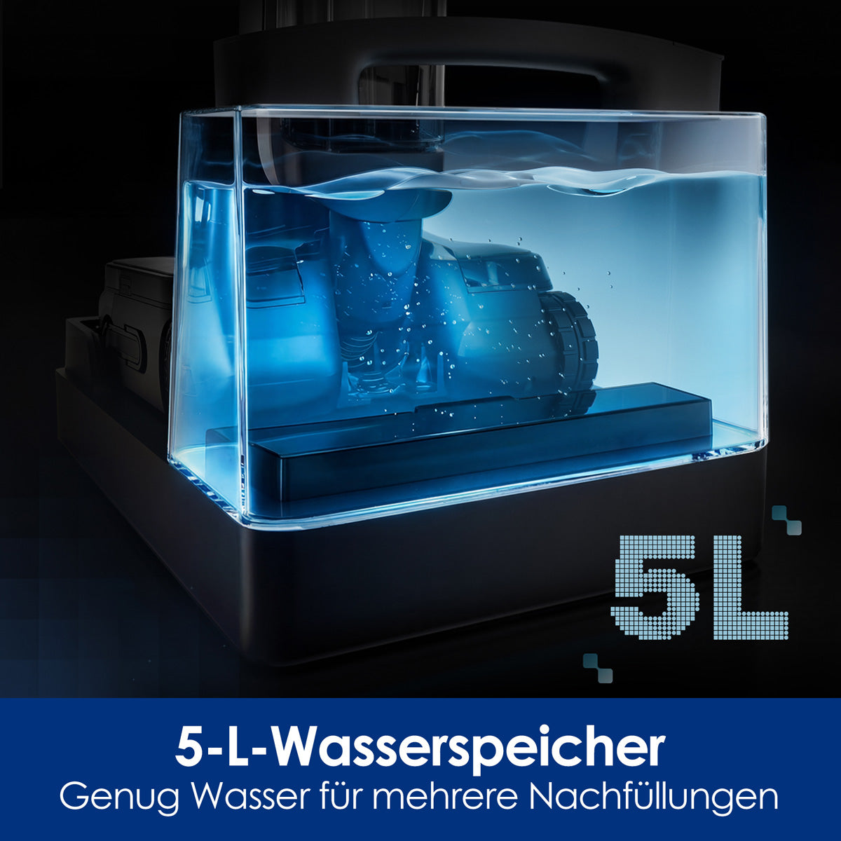 Tineco Nass-/Trockensauger FLOOR ONE Station S9 Scientist, mit Absaugstation – 25000 Pa, 70 min