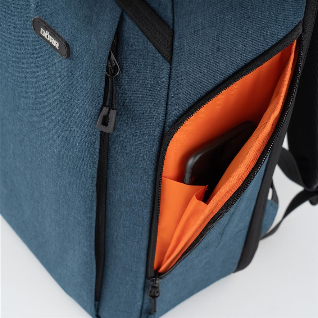 Dörr Kamerarucksack Prag Go – 200 × 310 × 480 mm – Polyester, blau