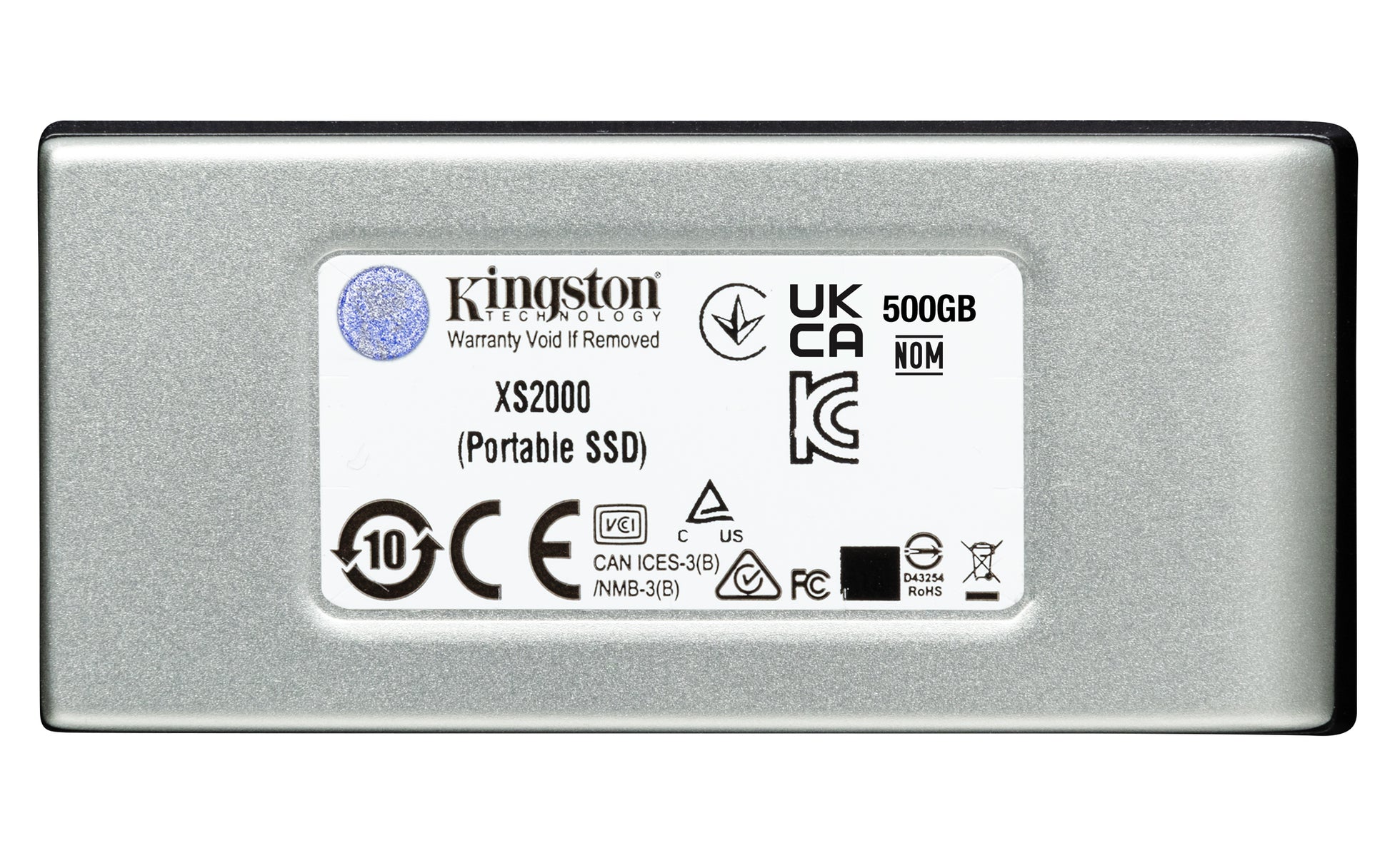Kingston Technology Kingston XS2000 4000G – 4 TB Tragbare SSD, USB Typ-C 3.2 Gen 2, 2000 MB/s – für Windows, macOS, Linux