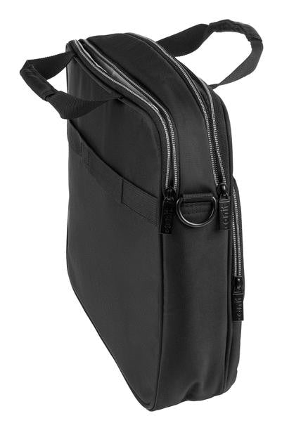 ONIT Notebook-Tasche für bis 13,3" – Trolley-Band, Dokumentenfach – Schwarz