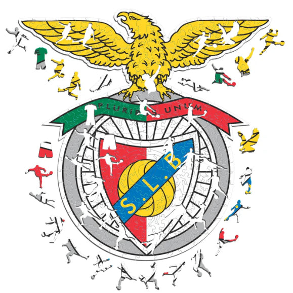 Iconic Puzzles Puzzle SL Benfica (Logo) – 150 Teile – 26,4 × 26,0 cm – ab 10 J.