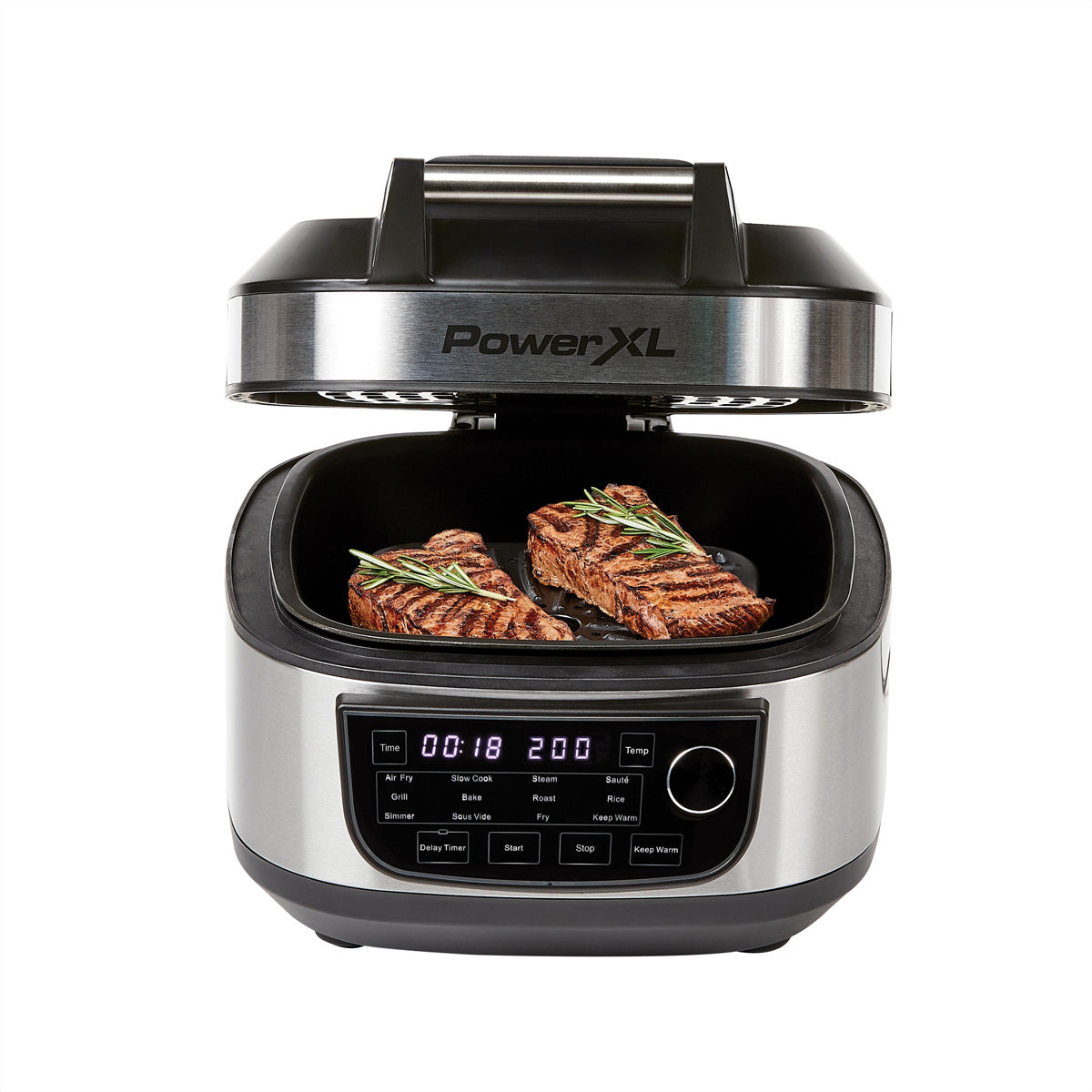 Power XL PowerXL Multikocher 12-in-1 – 5,7 l, Heissluft & Grill, 1300 W