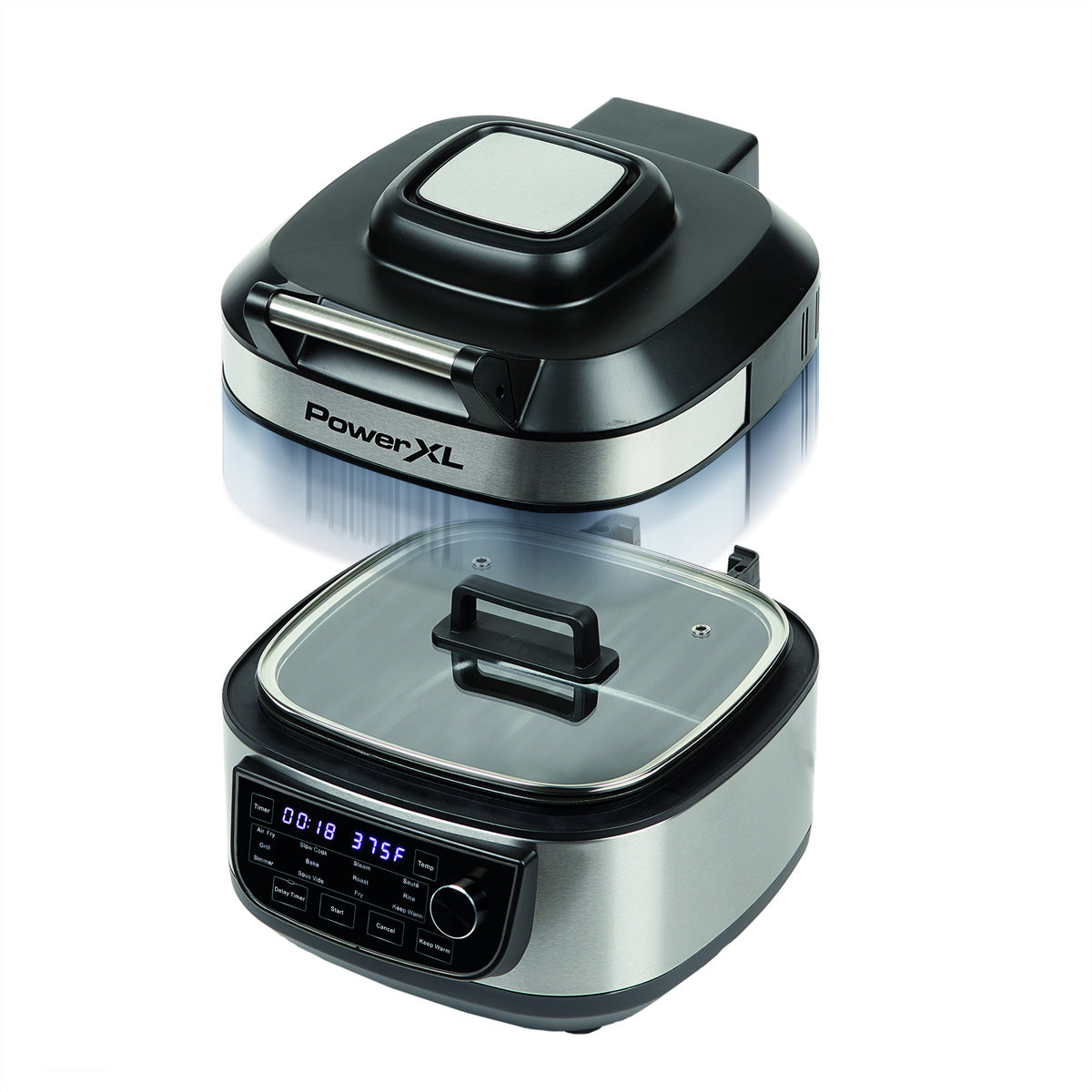 Power XL PowerXL Multikocher 12-in-1 – 5,7 l, Heissluft & Grill, 1300 W