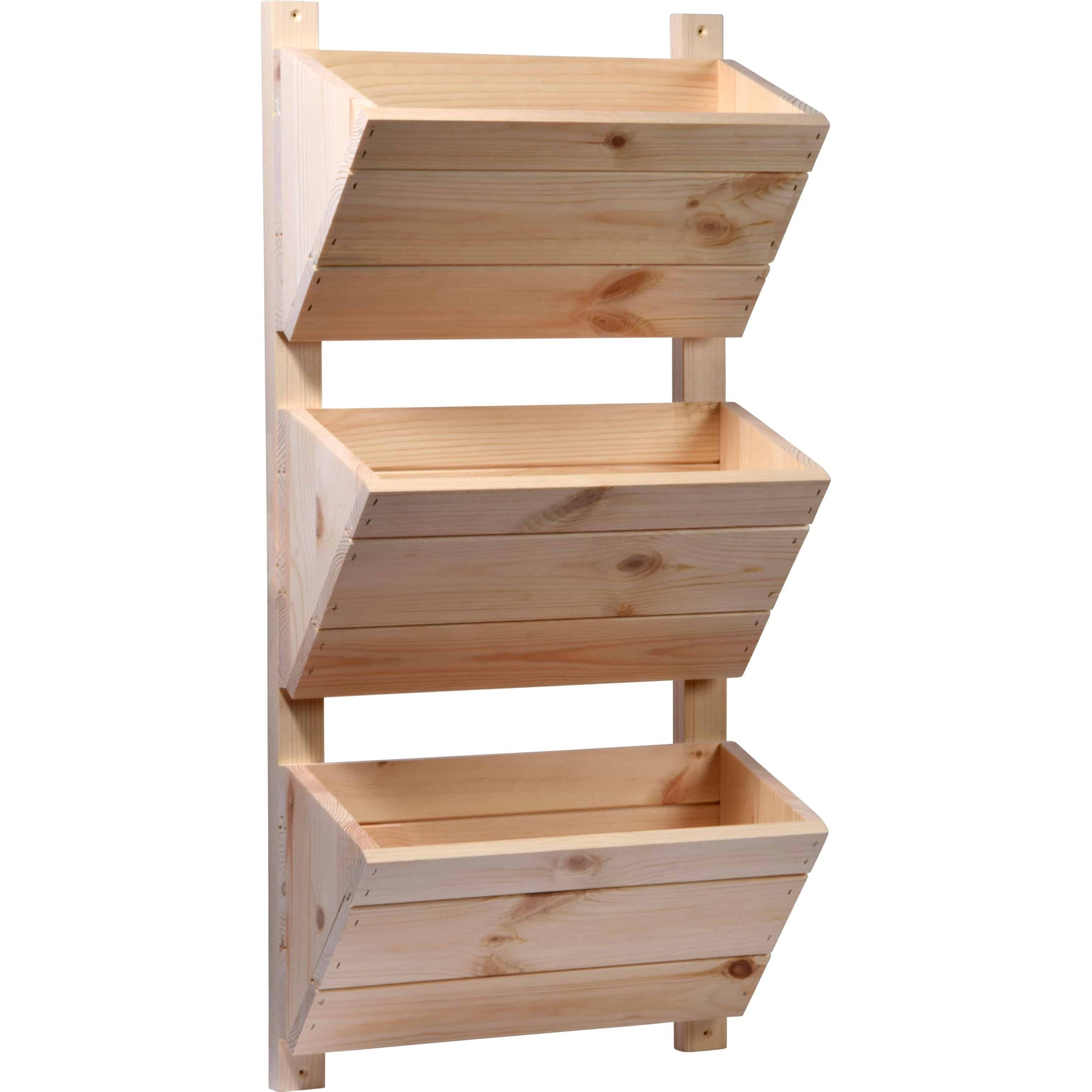 Dobar Wand-Pflanzbeet – 38 × 79 × 17,5 cm – Kiefernholz, natur