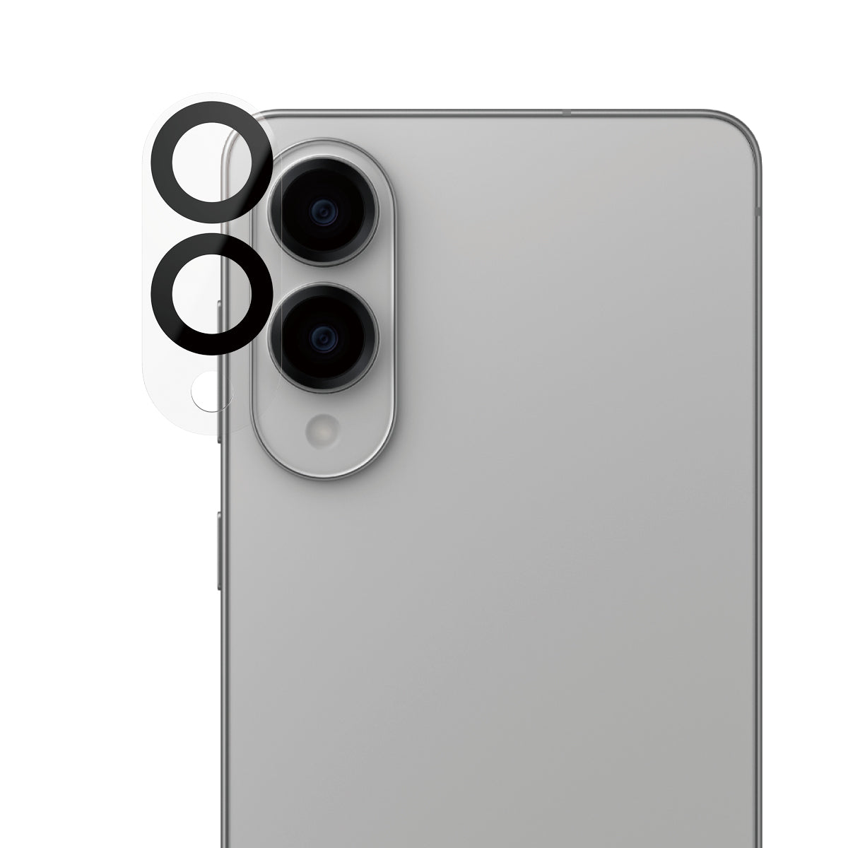 PanzerGlass Kameraschutz – für Galaxy S25 Edge, 0,51 mm, Hartglas, Schwarz