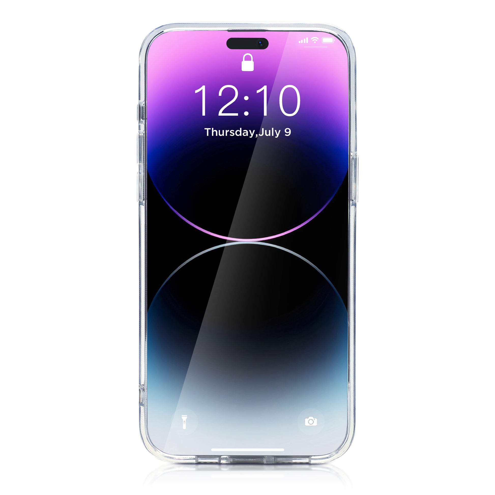 nevox StyleShell SHOCKFlex Backcover – für Apple iPhone 16 Pro Max, mit Ständer, Metall+PC+TPU, transparent