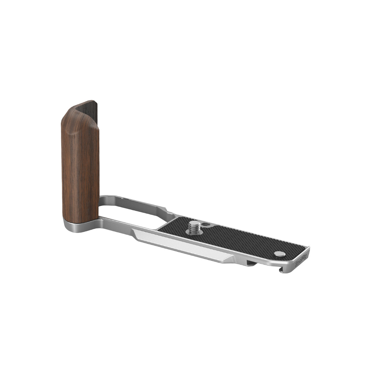 SmallRig 4803 Holz L-Form Griff Handgriff – Aluminium/Holz, 141 × 49 × 64 mm – für Nikon Z fc – Silber